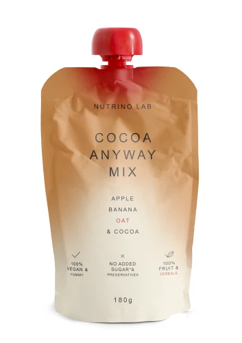 Piure Nutrino Lab din ovăz-măr-banană-cacao (24 luni+), 180 g cumpăra în Chișinau