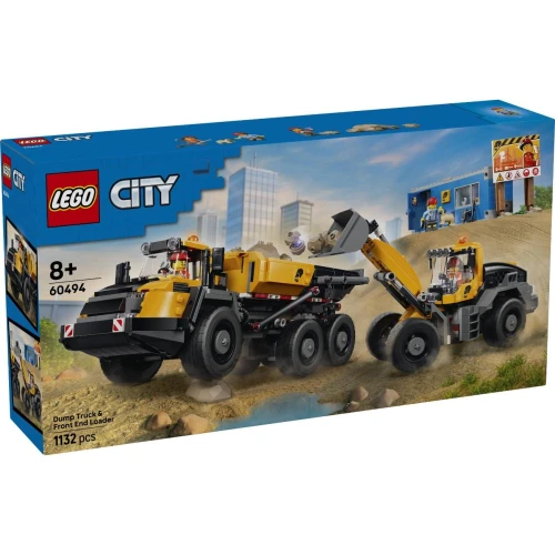 Конструкторы Lego City Dump Truck & Front End Loader, 1132 элементов купить в Кишиневе