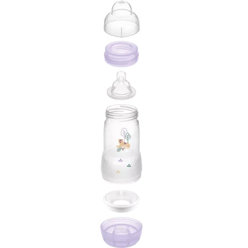 Бутылочка антиколиковая из пластика MAM Perfect Start Planet Love Girl, 130 мл купить в Кишиневе