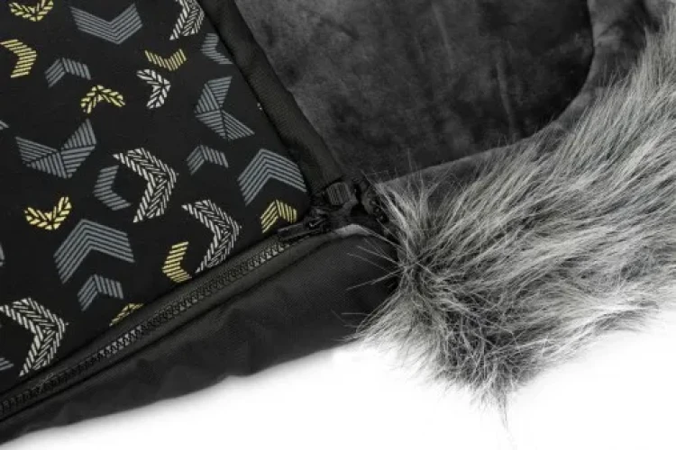Husa de iarna pentru carucior Sensillo Patterns Black 100x45 cm cumpăra în Chișinau