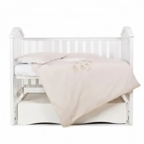 Lenjerie de patut (3 elemente) Babycentre & Twins Moonlight Beige cumpăra în Chișinau