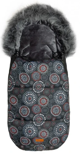 Husa de iarna pentru carucior Sensillo Rosettes Black 100x45 cm cumpăra în Chișinau