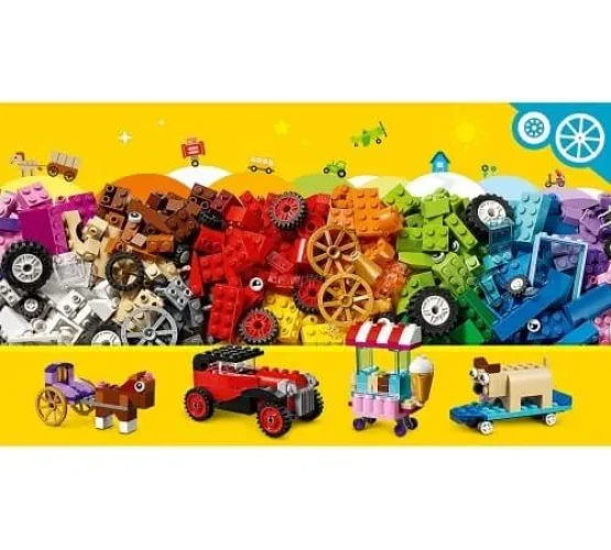 Constructor Lego Classic "Modele pe roți" (442 el.) cumpăra în Chișinau
