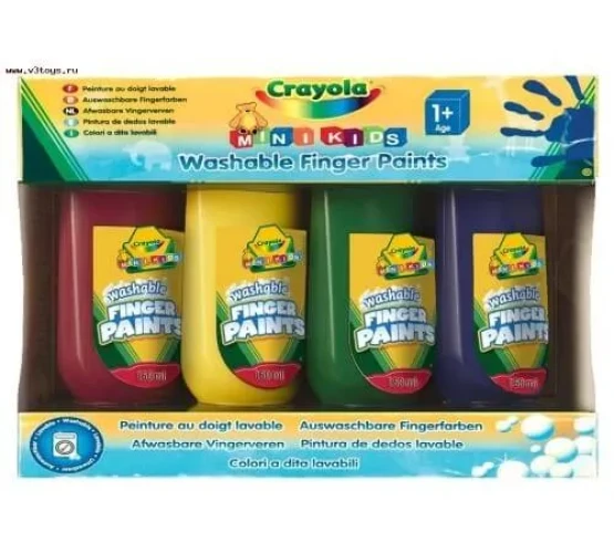 Пальчиковые краски Crayola (4 шт.) купить в Кишиневе