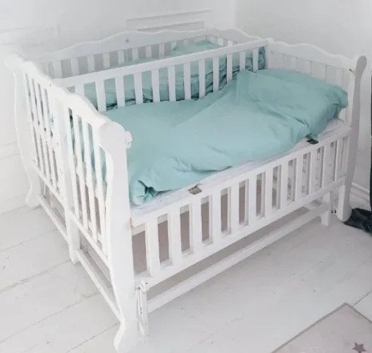 Кроватка детская для близнецов Goydalka Duo White купить в Кишиневе
