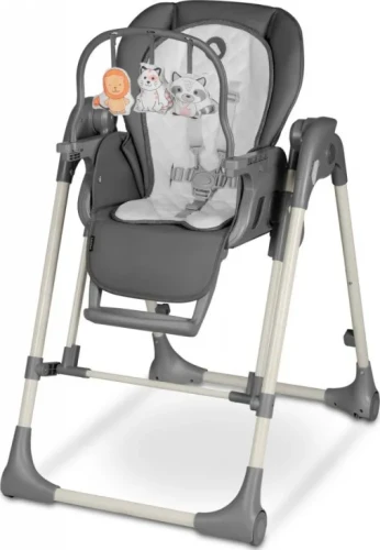 Стульчик для кормления с функцией качания Lionelo Laurice Grey Stone купить в Кишиневе