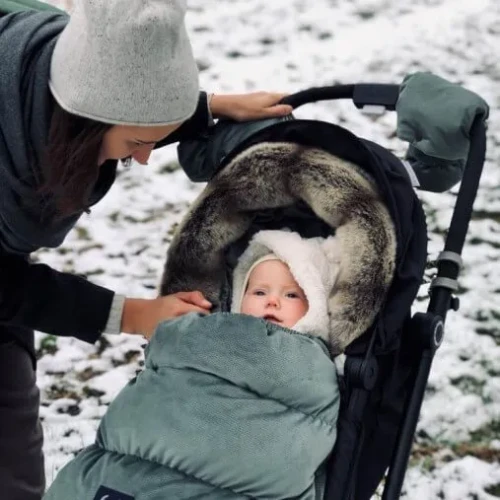 Конверт для коляски La Millou Baby Velvet Collection Khaki купить в Кишиневе