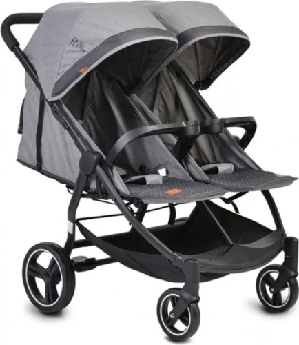 Carucior pentru gemeni Moni Rome Grey cumpăra în Chișinau