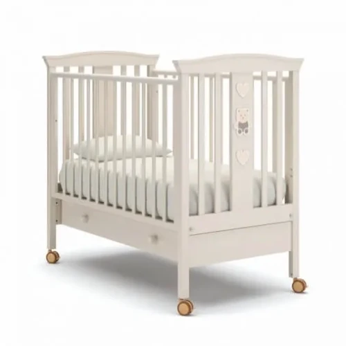 Детская кроватка на колесах с ящиком Тони Gandylyan ваниль купить в Кишиневе