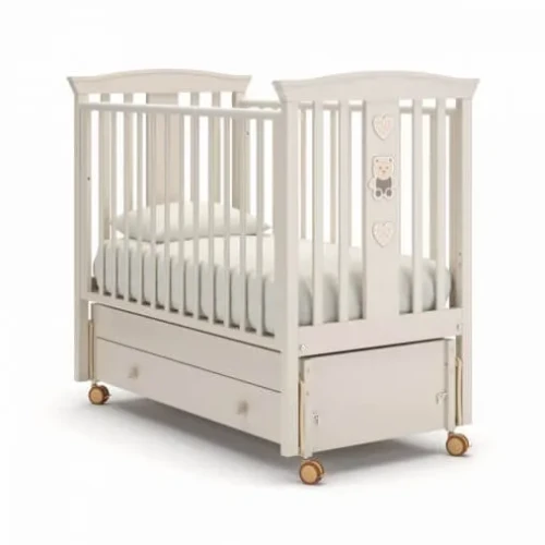 Детская кроватка качалка с ящиком (на колесах) Gandylyan Тони ваниль купить в Кишиневе