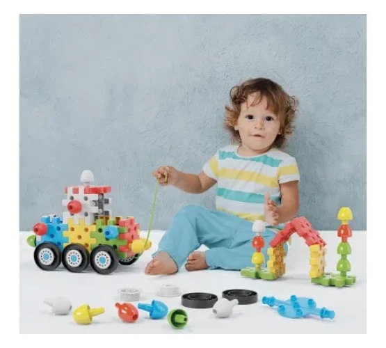 Set construcție Quercettib Jumbo Peggy Vehicles, 62 elemente cumpăra în Chișinau