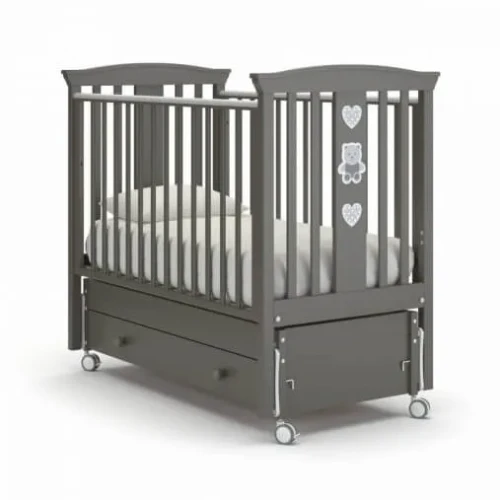 Детская кроватка качалка с ящиком (на колесах) Gandylyan Тони муссон купить в Кишиневе