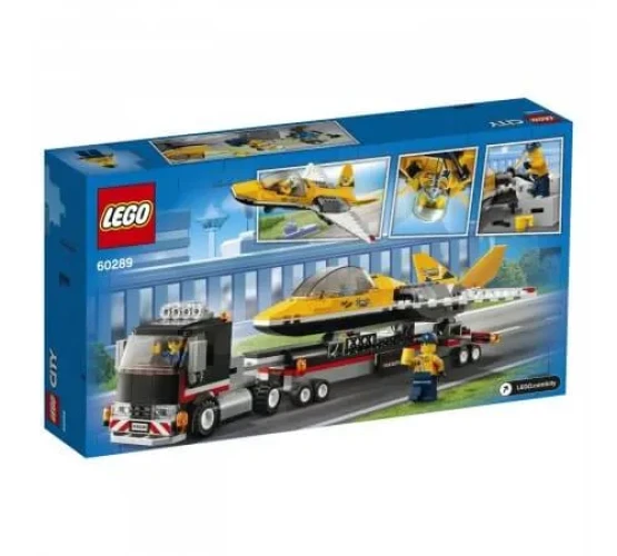 Constructor Lego City "Transportul avionului la spectacolul aerian" (281 el.) cumpăra în Chișinau