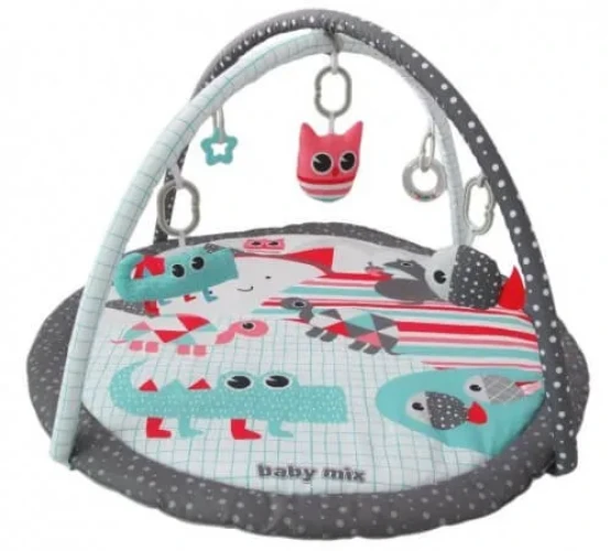 Covoraș pentru copii Baby Mix Crocodil și prieteni, 90x90x60 cm cumpăra în Chișinau