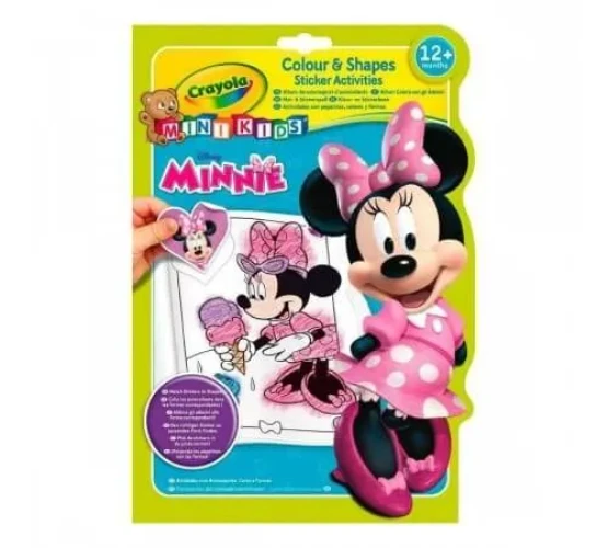Книга-раскраска с наклейками Crayola "Минни Маус " купить в Кишиневе