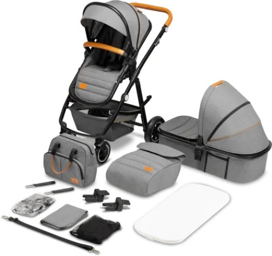 Carucior 2 in 1 Lionelo Amber Grey Stone cumpăra în Chișinau