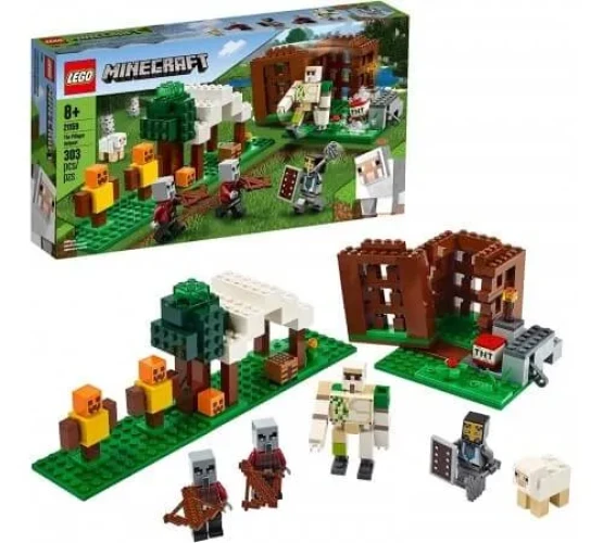 Constructor Lego Minecraft "Avanpost de tâlhari" (303 el.) cumpăra în Chișinau