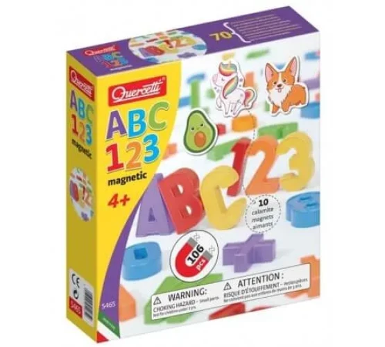 Набор магнитных цифр и букв Quercetti ABC +123 купить в Кишиневе