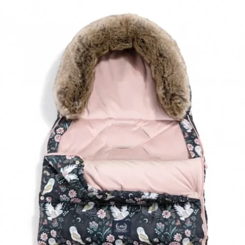 Конверт для коляски La Millou Uni Magic  Owl & Smoke Rose купить в Кишиневе