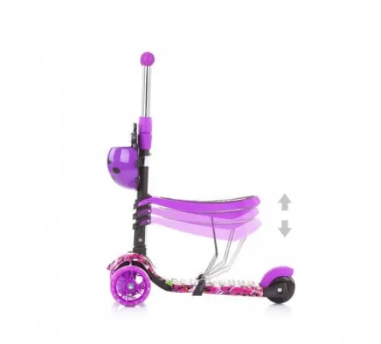 Самокат Chipolino Kiddy Evo Фиолетовый/Граффити купить в Кишиневе