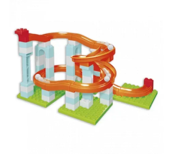 Set construcție Androni Giocattoli UnicoPlus Roller Coaster, 62 elemente cumpăra în Chișinau