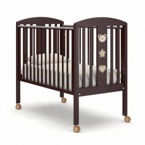 Детская кроватка на колесах Дени Люкс Gandylyan махагон купить в Кишиневе