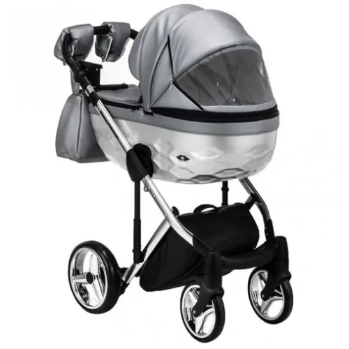 Коляска 2 в 1 Adamex Chantal Star Grey-White купить в Кишиневе