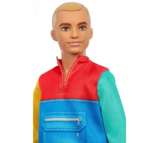 Кукла Barbie Кен "Модник" в свитшоте в стиле пэчворк купить в Кишиневе