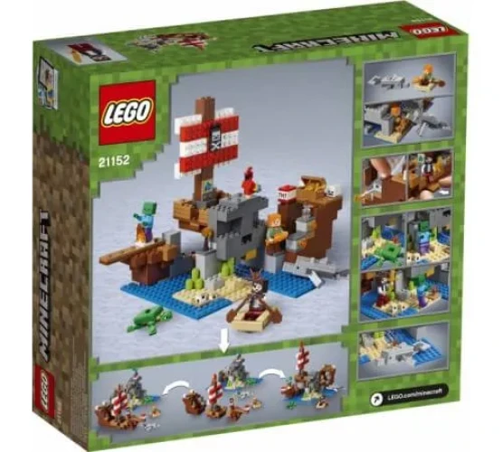 Constructor Lego Minecraft "Aventuri pe o navă de pirați" (386 el.) cumpăra în Chișinau
