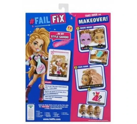 Игровой набор с куклой Fail Fix Total Makeover "Slay DJ" купить в Кишиневе