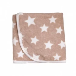 Плед велюр Twins Star Beige  80 * 104 см купить в Кишиневе. Фото 1