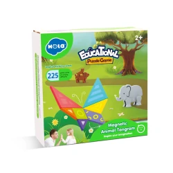 Логическая игра Hola Toys Magnetic Animal Tangram купить в Кишиневе. Фото 2