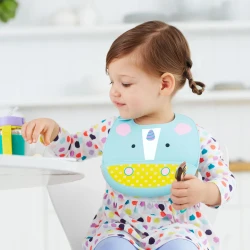 Bavetă din silicon Skip Hop Fold & Go Zoo Unicorn cumpăra în Chișinau. Foto 5