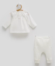 Set din 2 piese Caramell Only Flowers Ivory & Ecru (3-6L) cumpăra în Chișinau. Foto 1