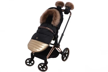 Зимний чехол для коляски Cottonmoose Moose Shine Gold, 105-115 x 53 cм купить в Кишиневе. Фото 4