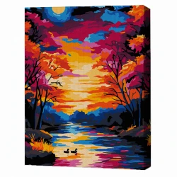 Set pictură pe numere BrushMe 30×40 cm, în sort. cumpăra în Chișinau. Foto 23