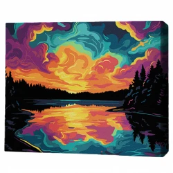 Set pictură pe numere BrushMe 30×40 cm, în sort. cumpăra în Chișinau. Foto 25