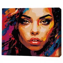 Set pictură pe numere BrushMe 30×40 cm, în sort. cumpăra în Chișinau. Foto 24