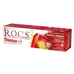 Зубная паста R.O.C.S. Teens Кола и лимон (8-18 лет) купить в Кишиневе. Фото 4