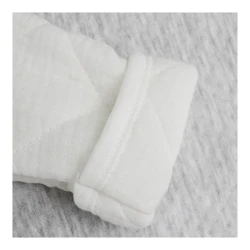 Комбинезон с капюшоном для малыша Minikin Muslin, стёганый муслин, молочный, р.56 купить в Кишиневе. Фото 3