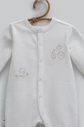 Комбинезон Caramell First Car Ivory, 2 шт. (1-3М) купить в Кишиневе. Фото 2