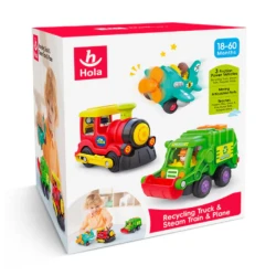 Машина Hola Toys Набор транспортных средств, 3 модели, разноцветный купить в Кишиневе. Фото 2