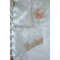 Lenjerie de patut Veres Bear Beige (3 piese), 120x60 cm cumpăra în Chișinau. Foto 1