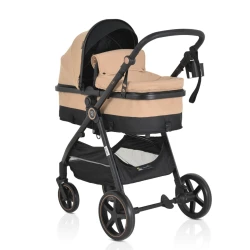 Cărucior 2/1 cu bloc reversibil Moni Tokyo Beige cumpăra în Chișinau. Foto 1