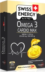 Vitamine Swiss Energy Omega-3 Cardio max, 30 capsule cumpăra în Chișinau. Foto 1