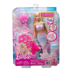 Păpușă Barbie Sirenă strălucitoare Bubble Sparkle Mermaid JLW56, cu funcție de făcut baloane de săpun cumpăra în Chișinau. Foto 3