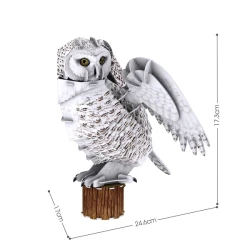 Puzzle 3D Cubic Fun Snowy Owl, 32 elemente cumpăra în Chișinau. Foto 3