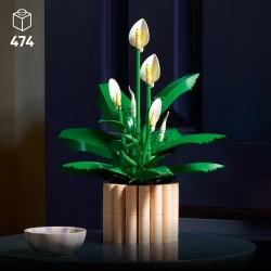 Set construcție Lego Botanicals Peace Lily, 474 elemente cumpăra în Chișinau. Foto 4