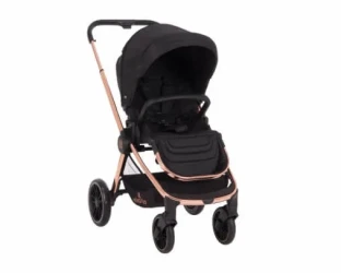Carucior 3 in 1 KikkaBoo Vicenza Premium Black cumpăra în Chișinau. Foto 3