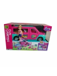 Игровой набор Essa Toys Прицеп-домик с куклой купить в Кишиневе. Фото 1